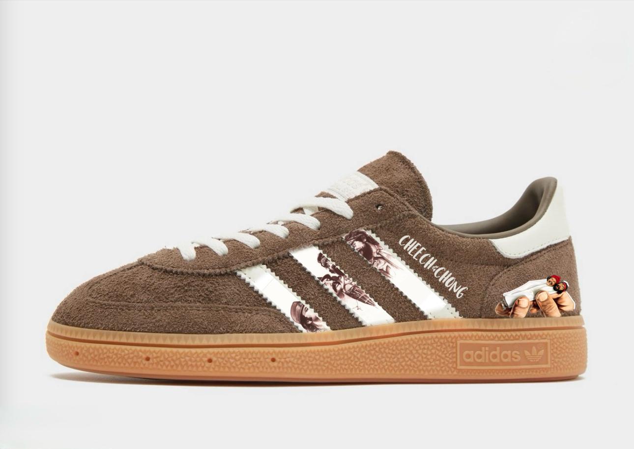 Custom Cheech and Chong Up in Smoke — Adidas Handball Spezial