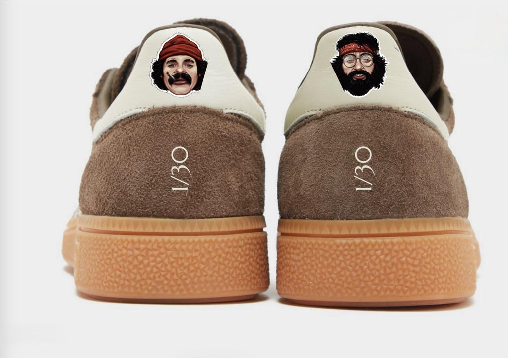 Custom Cheech and Chong Up in Smoke — Adidas Handball Spezial